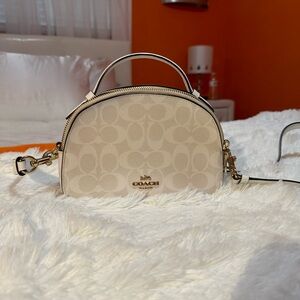 Coach Mini White Purse